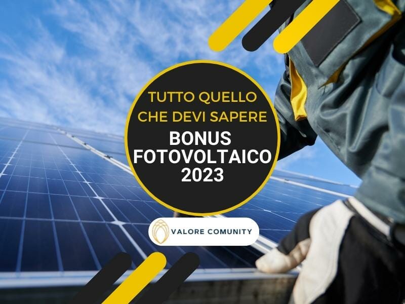 Bonus fotovoltaico 2023: quali sono? come funzionano?