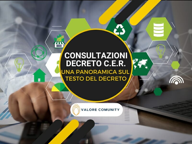 Consultazioni Decreto C.E.R. al via: ecco il testo